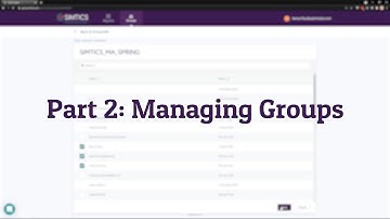 SIMTICS Instructor Guide - Managing Student Groups
