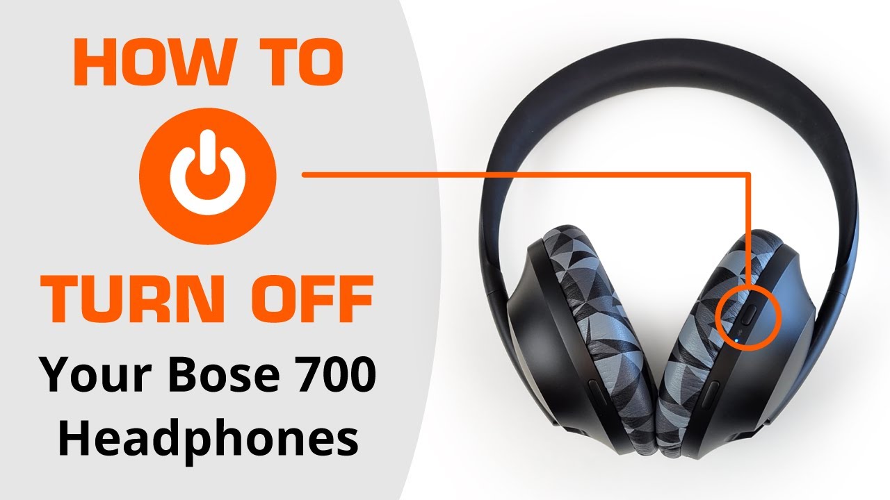 permeabilitet Udgående Byblomst How To Turn Off Bose 700 Headphones - YouTube