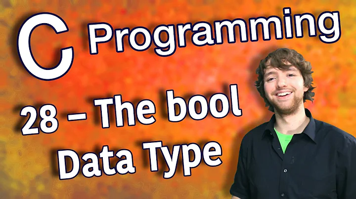 C Programming Tutorial 28 – The bool Data Type