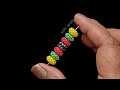 Easy to make tiny beaded beads with seed beads onlyjewelry making tutorial diy