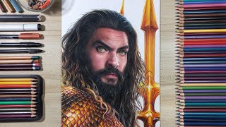 Drawing Aquaman and the Lost Kingdom (Jason Momoa) | Fame Art