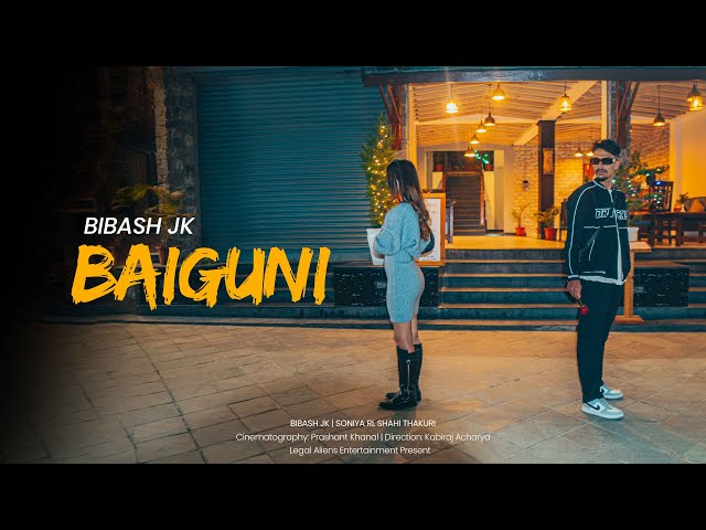 Bibash Jk - Baiguni || Soniya RL Shahi || Official M/V class=