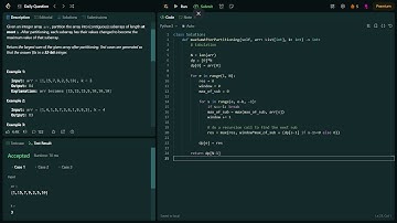1043. Partition Array for Maximum Sum | Leetcode 1043 | Medium