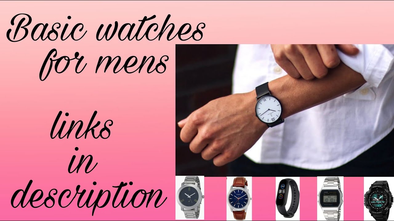 Basic Watches For Mens ⬇️links in description⬇️ - YouTube