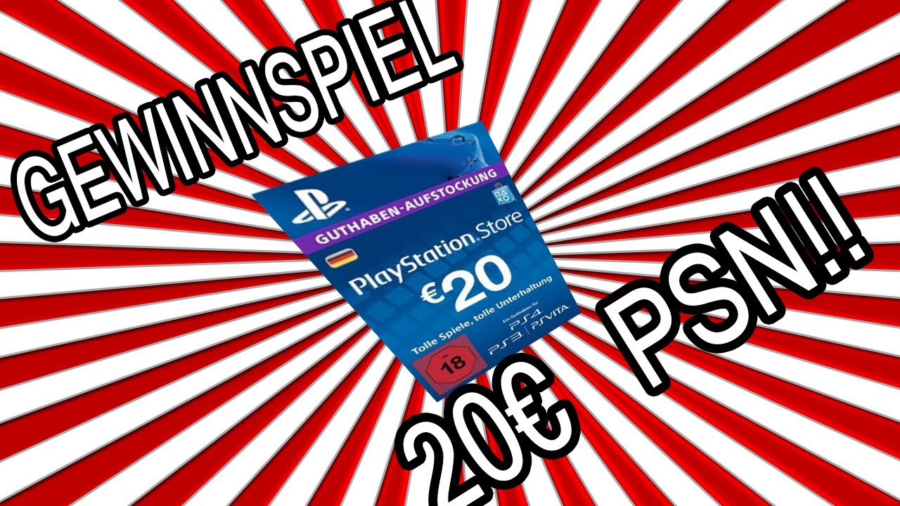 PSN KARTE 20€!! Gewinnen !!! Gewinnspiel!!! - YouTube PSN KARTE 20€!! Gewinnen !!! Gewinnspiel!!! - YouTube