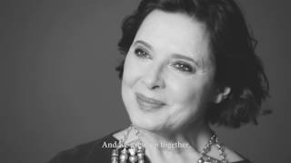 BTS  Shooting Isabella Rossellini for LANCOME