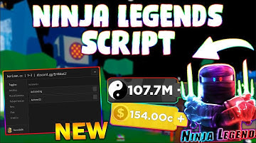 *UPDATED* Ninja Legends Script (PASTEBIN 2023) (COINS FARM , COLLET ALL ,CHI FARM , HOOPS FARM)