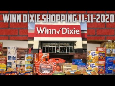 WinnDixie Grocery Shopping With Coupons Veteran's Day 2020