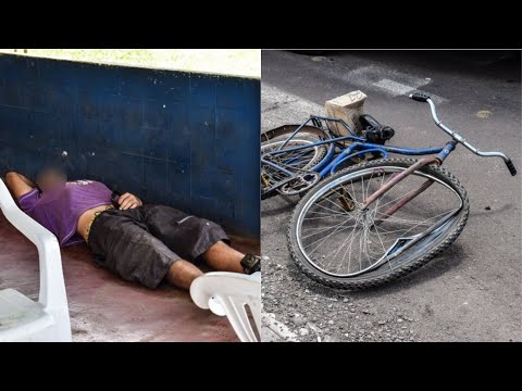 Ciclista alcoolizado não consegue parar e colide em moto em SMO - PEPERI