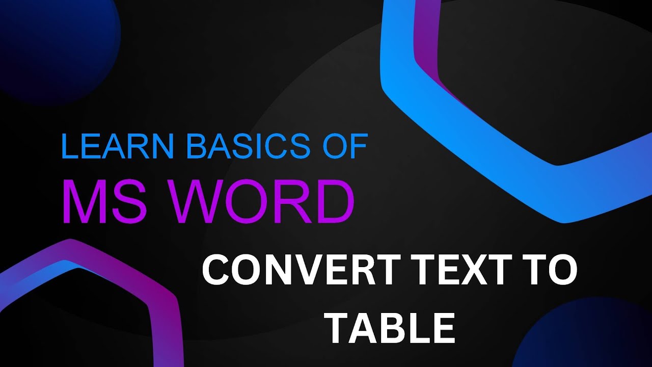 learn-ms-word-convert-text-to-table-youtube