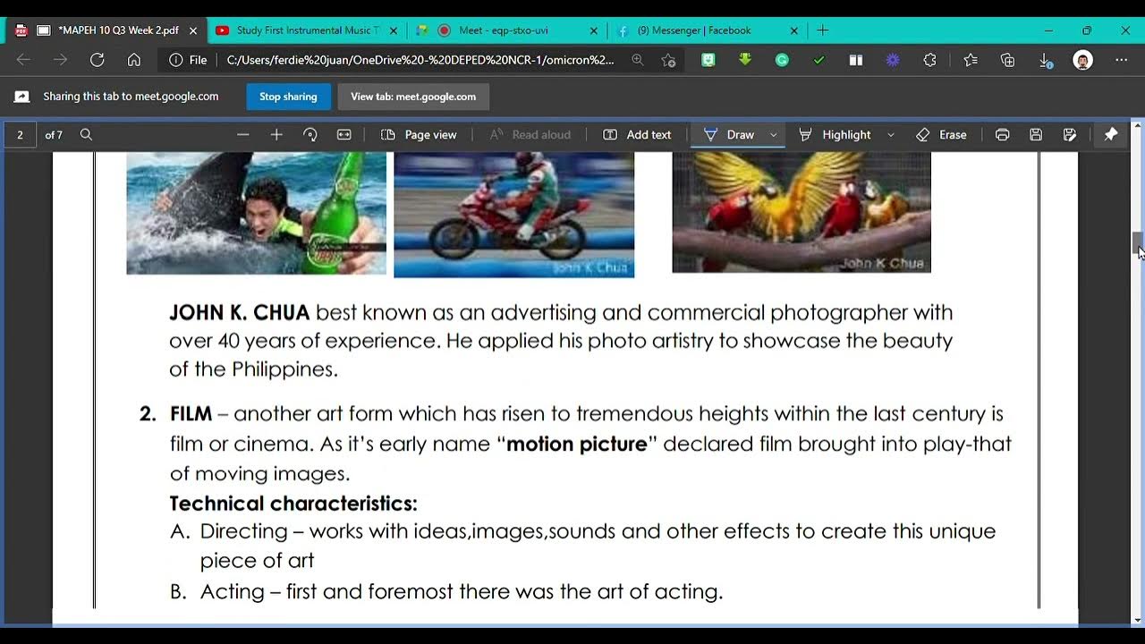 Media Based Arts in the Philippines Grade 10 Arts Quarter 3 YouTube