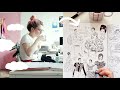 a full week of drawing at my art studio + life update