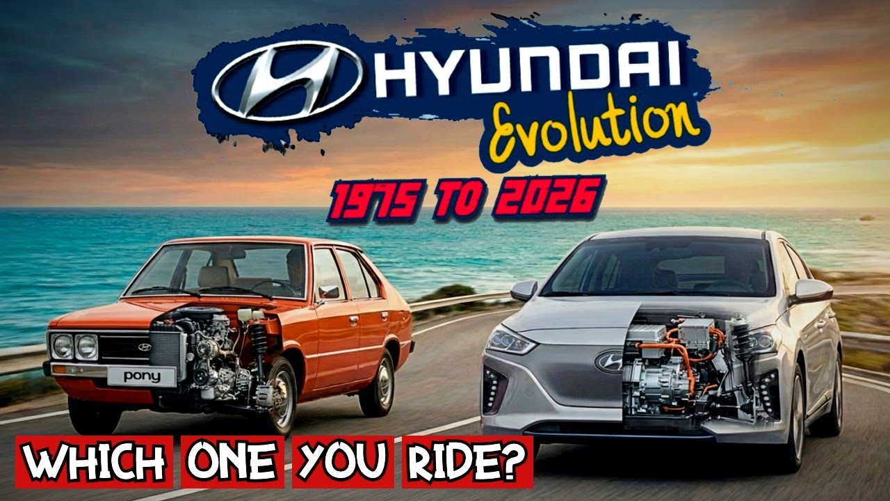 Hyundai Global Evolution 1975–2026 | From Pony to IONIQ 3– The Ultimate Transformation