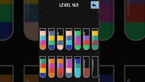 Water Color sort Level 163 walkthrough solution ios/ Android