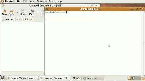 Global menu bar in Ubuntu
