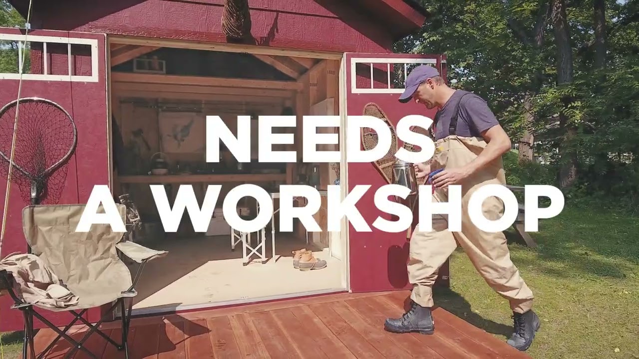 Multi-functional wood sheds with endless possibilities