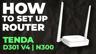 How To Set Up Tenda D301 V4 How To Setup Tenda N300 D301 V4 Wifi Router