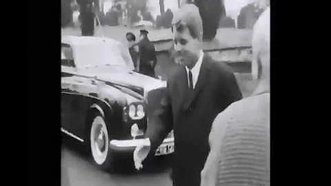 January 25, 1964 - Robert F. Kennedy visits his si...