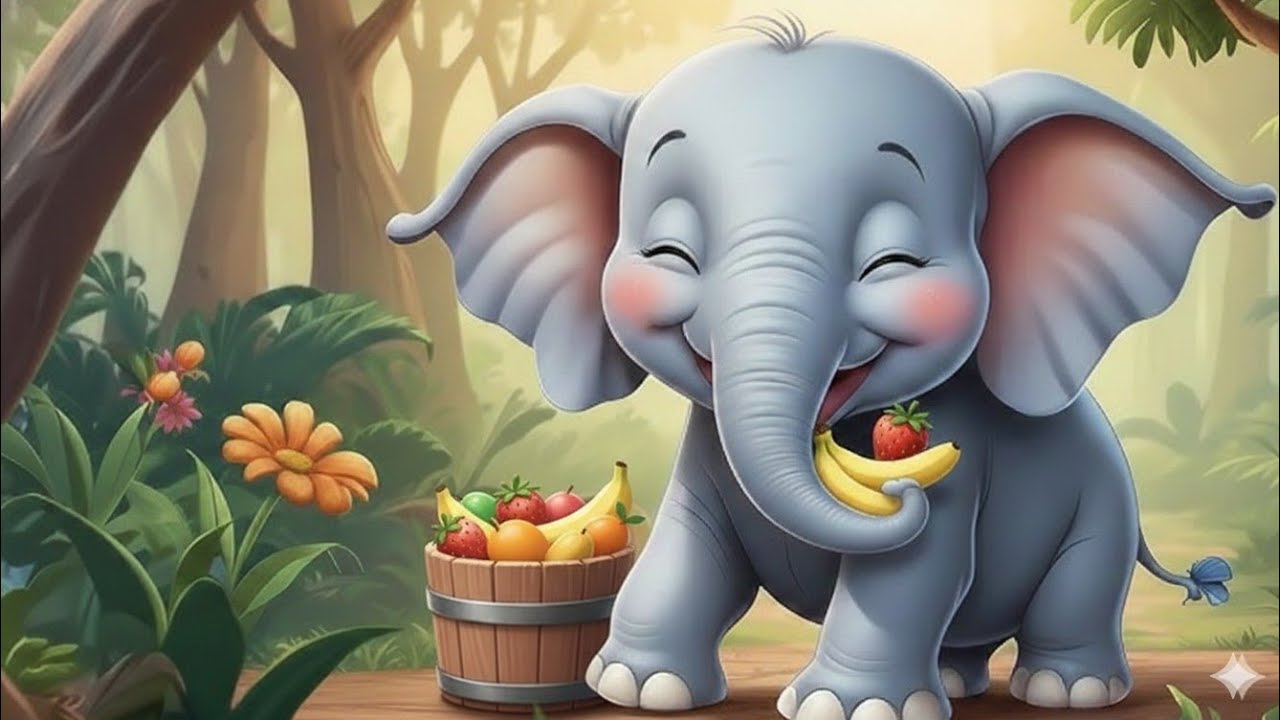 एक मोटा हाथी| Ik Mota Hathi poem| Kids poems and rhymes| Nursey rhymes