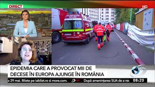 Epidemia care a provocat mii de îmbolnaviri în Europa a ajuns în România