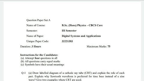 Digital Systems and Applications Paper -1| Semester-3 |OBE| B.Sc. (Honours)| University of Delhi #du