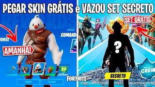 FORTNITE - NEVE NO MAPA, PEGAR SKIN COMANDO NEVADO e SET SECRETO REVELADO