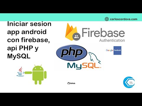 iniciar sesion con firebase, java android, php y mysql