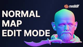 How to edit the normal map of an object with Modddif