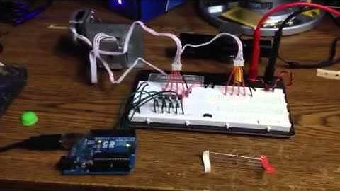 DIY Arduino XY Stepper Motor Laser Scanner part one