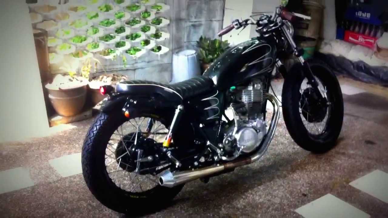 Yamaha sr400 street bobber thailand YouTube