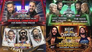 WWE Seth Rollins PPV Match Card & Results Compilation (2022-2026) | Seth Rollins
