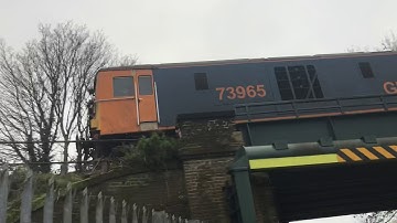 73s return back through to Tonbridge west yard passing Dover kent 10/12/20