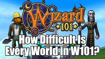 How Difficult is Every World in Wizard101?