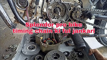The right way to solve the timing chain problem of Hero Splendor Pro bike