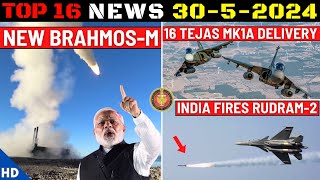 Indian Defence Updates : New Brahmos-M,16 Tejas MK1A Delivery,Rudram-2 Fired,250 Km Tactical Missile