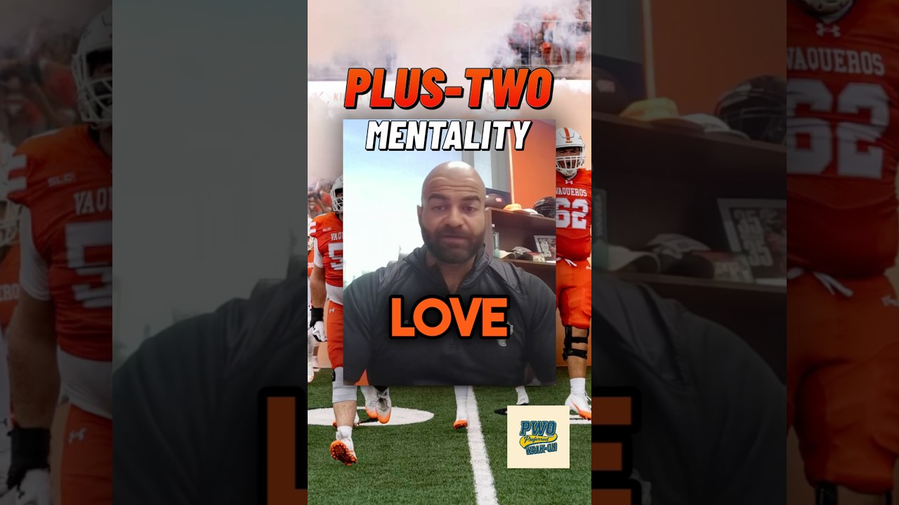 Plus-two mentality. Set the standard. Care deeply. Finish plus-two. #cfb #collegefootball