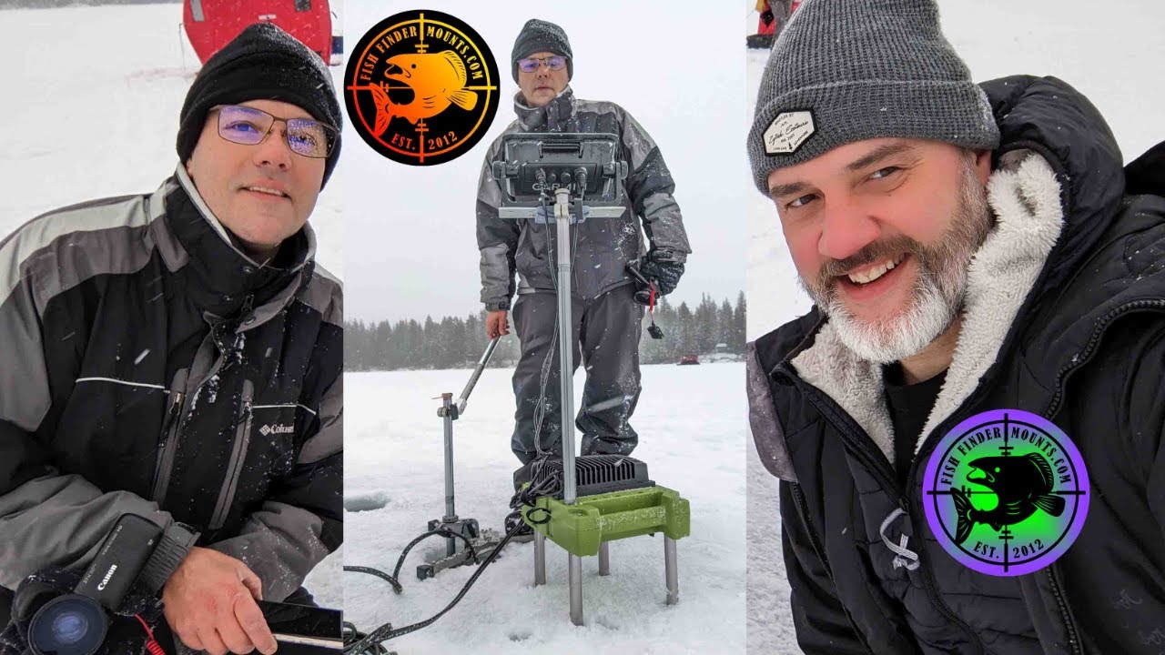 The Best Livescope Ice Fishing Shuttle and Transducer Pole You Can Get -  Livesonar Equipment 