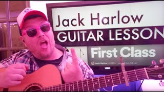 How To Play First Class - Jack Harlow Guitar Tutorial (Beginner Lesson!)
