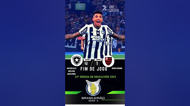 BOTAFOGO 4X1 FLAMENGO | GOLS | 23ª RODADA DO BRASILEIRÃO 2024 (18/08/2024) #shorts