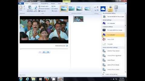 Remove audio from video by windows movie maker