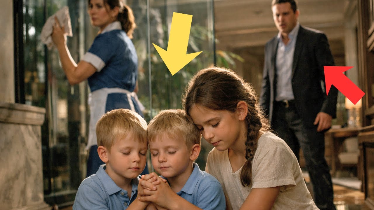 MILIONARUL A VĂZUT-O PE FIICA MENAJEREI CU FIII LUI GEMENI ORBI… IAR CE A URMAT L-A ȘOCAT