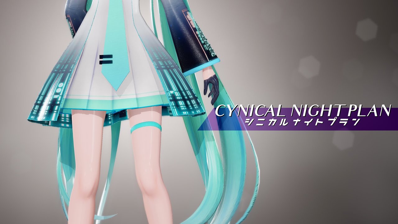 MMD】シニカルナイトプラン / YYB式初音ミク【4K60fps】 - YouTube