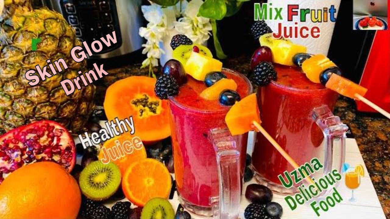 Mix Fruit Juice Recipe Fruit Smoothie Fresh Fruit Juice Recipe