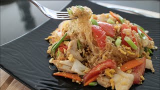 Glass Noodle Stir-Fry Recipe "Pad Woon Sen" ผัดวุ้นเส้น - Hot Thai Kitchen! screenshot 3