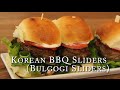 Korean bbq sliders   cafe yooky