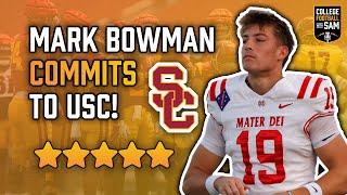 5-Star Tight End Mark Bowman Commits To USC Football!