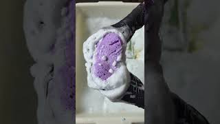 Purple Sponge #spongesqueezing #asmrsponge #oddlysatisfying
