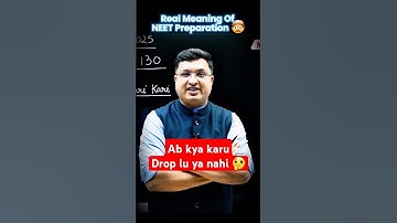 Real Meaning of NEET Preparation | NEET 2025 | NEET 2026 #neet2026 #neet2025 #shorts