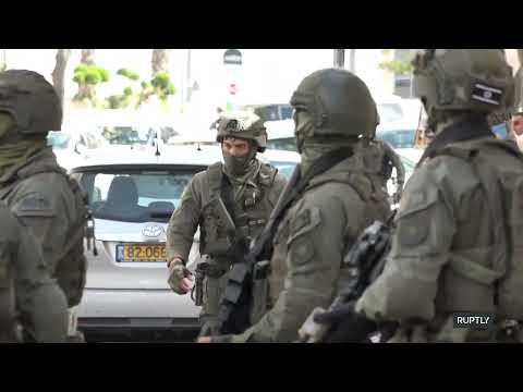 Footage of Palestinian Terrorist arrest after Jerusalem car attack leaves several injured