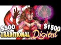 $500 MARKERS vs $1500 DIGITAL ART | Cheap vs Expensive!! Which STYLE is WORTH IT..? | Scarlet Witch